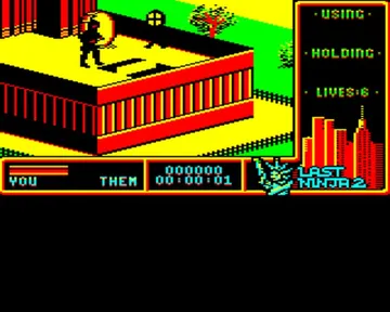 Last Ninja Two (19xx)(Superior Software) screen shot game playing